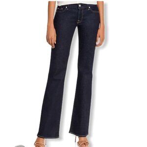 7 For All Mankind Women's Midnight Boot Cut Jeans